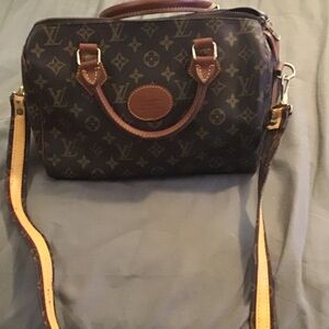 Louis Vuitton Monogram Canvas Brown and Tan Messenger Bag